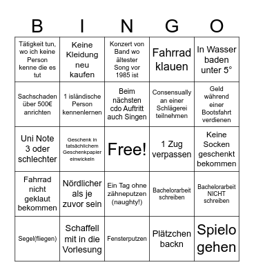 luggas splingobingo 2026 Bingo Card