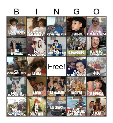 CHRISTMAS BINGO 2025 Bingo Card