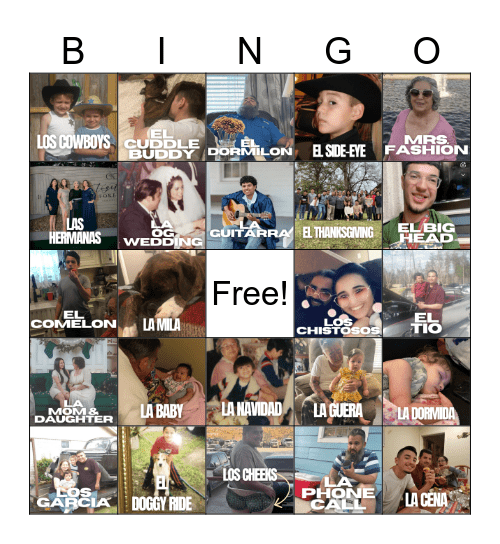 CHRISTMAS BINGO 2025 Bingo Card