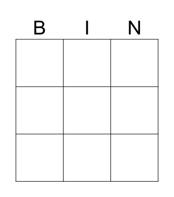 Plesnivá číňanka Bingo Card