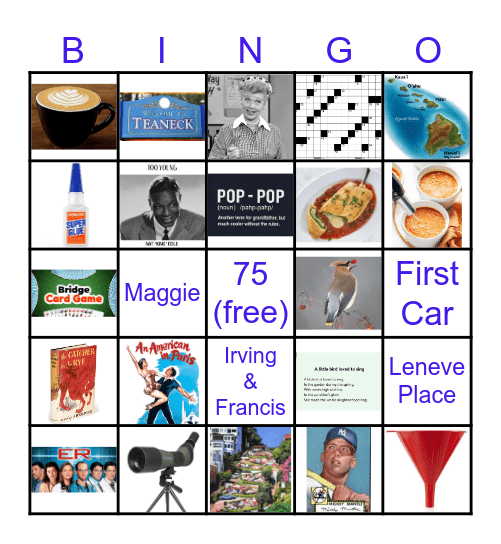 BIRTHDAY BOY Bingo Card