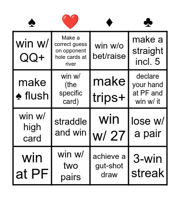Shuffle (the gifts) and deal! Bingo Card