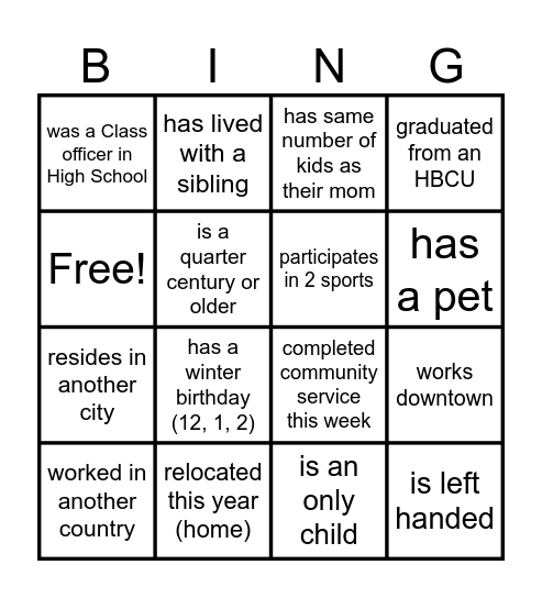 Merry ChristMAS! Find Someone Who... Bingo Card