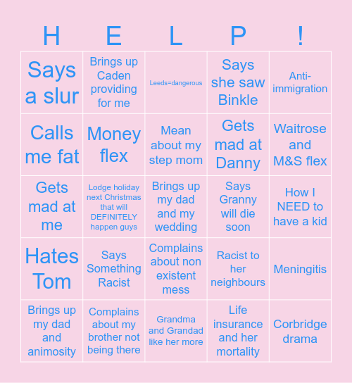 Christmas Bingo Card