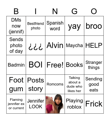 Cheesy Bingo Card