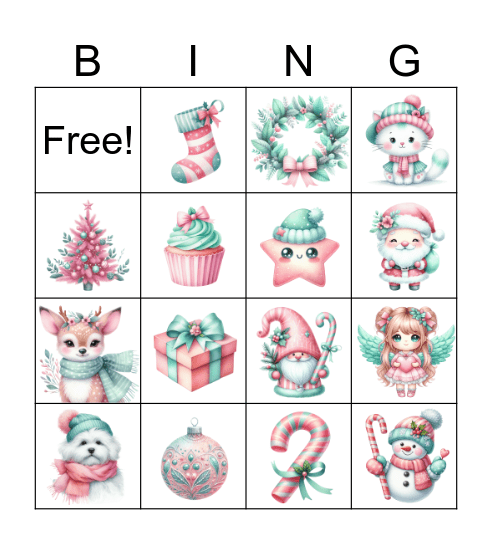 Christmas Bingo Card