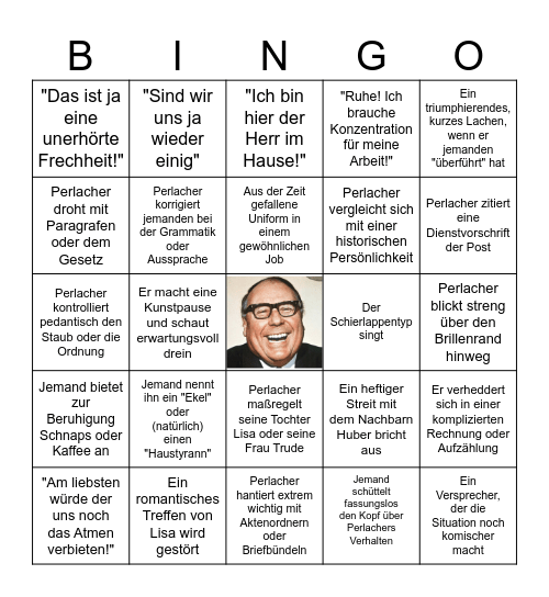 Der Haustyrann Bingo Card