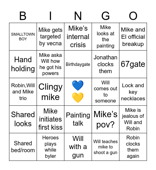 BYLER VOLUME 2 Bingo Card