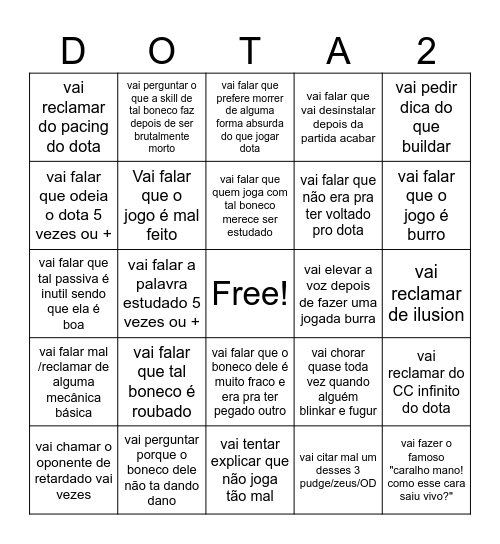 abacaxolas Bingo Card