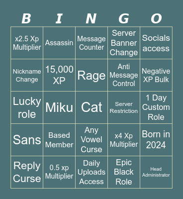 Daily Dose Of Geometry Dash Bingo Card