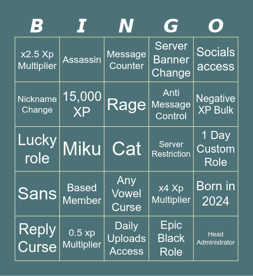 Daily Dose Of Geometry Dash Bingo Card