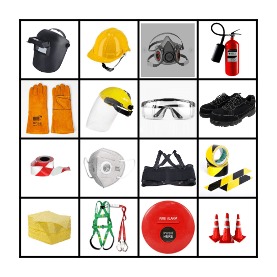 BINGO SAFETY Bingo Card