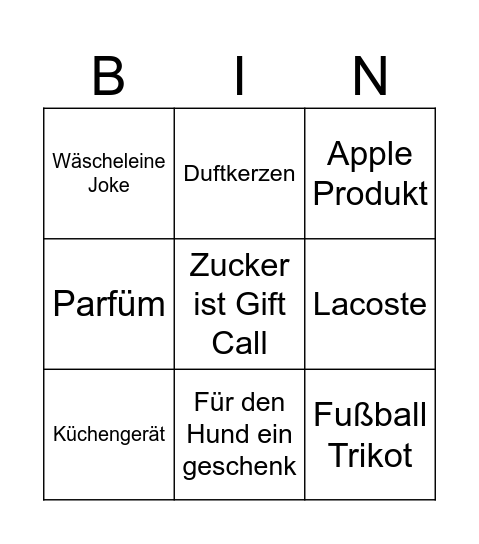 Tiptaptube Bingo Card