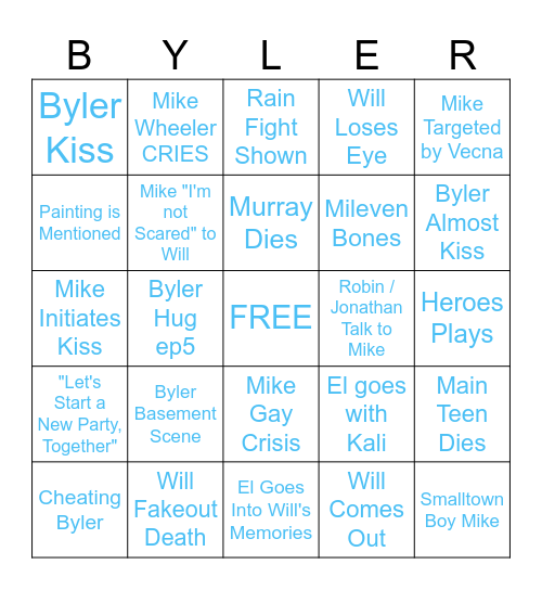 Vol 2 Bingo Card