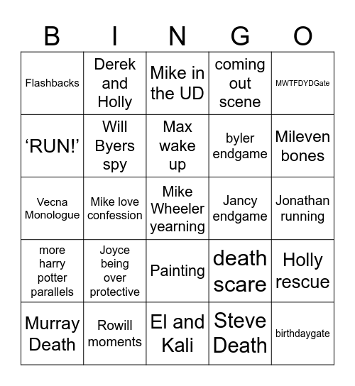 ST VOL2 BINGO Card