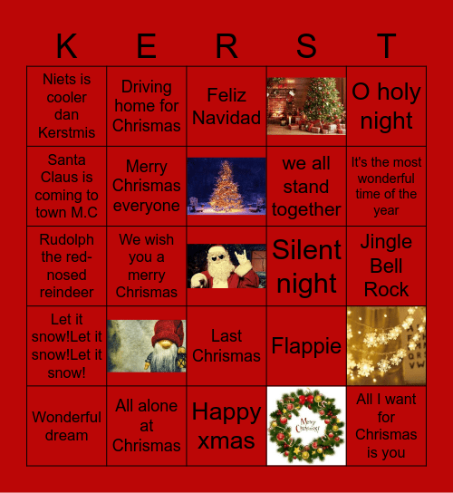 Kerst bingo 2021 Bingo Card