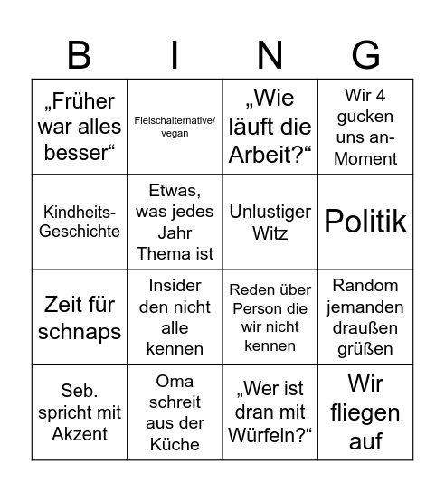 JCHM - Bingo 2025 Bingo Card