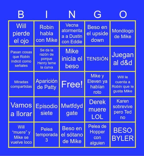 Volumen 2/BYLER Bingo Card