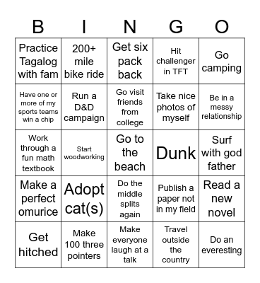 2026 bingo Paco Bingo Card