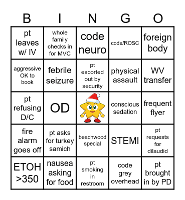 CHRISTMAS Bingo Card