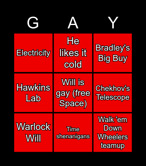 ST S5 V2 Bingo Card
