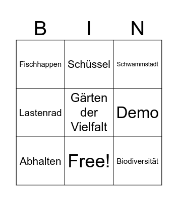 Weihnachts Bingo Card