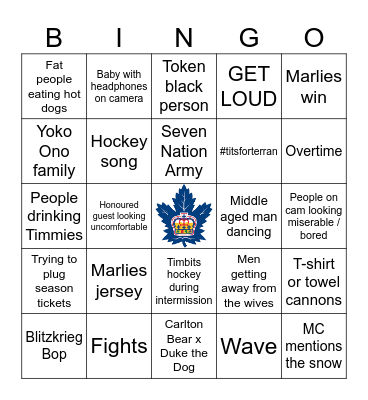MAH LEES Bingo Card