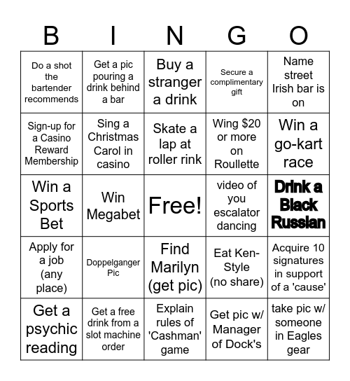 AC Bingo Card