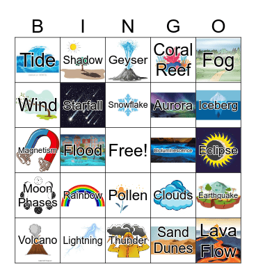 Lab of Curiosity Bingo Card