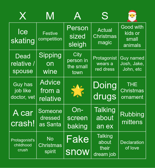 Christmas 2025 Bingo Card