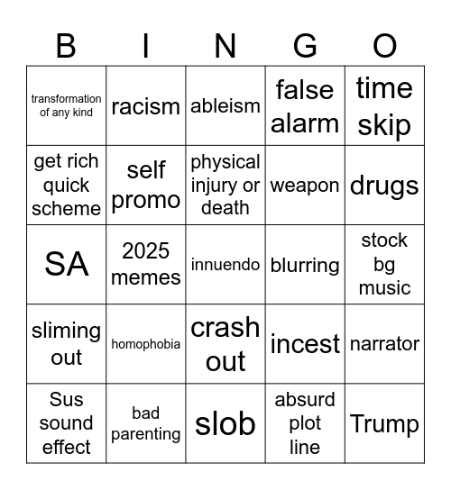 Tomorrow's Teachings 1 Bingo Card
