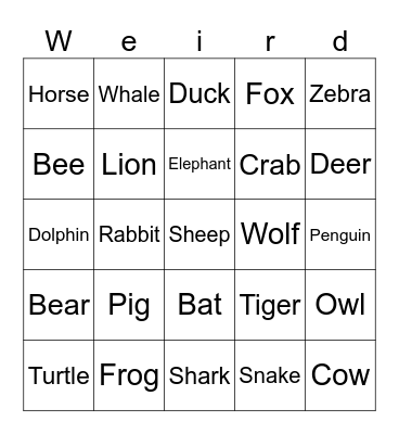 Family (not) Fun time! Bingo Card