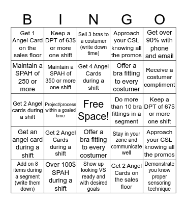 VS Bingo Card Bingo Card