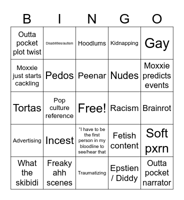 Tomorrows teachings Bingo Card