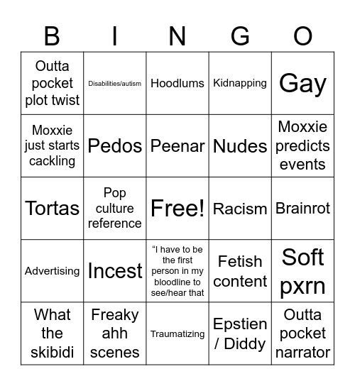 Tomorrows teachings Bingo Card