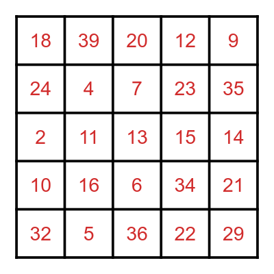 IT'S BINGO TIME! Bingo Card