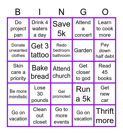 2026 bingo card Bingo Card