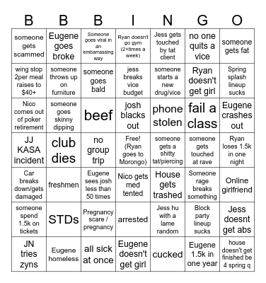2026 BB Bingo Card