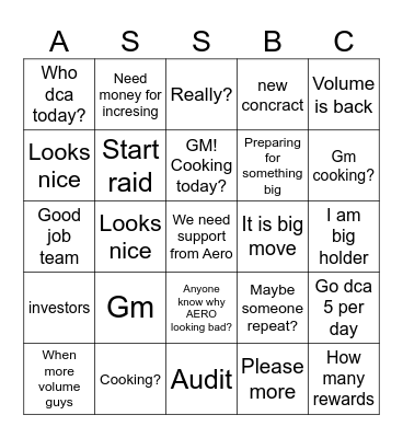 Алексей Schizofrenia Support Bingo Card Bingo Card