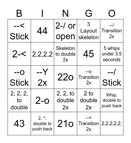 Christmas 2025 Tumbling Bingo Card