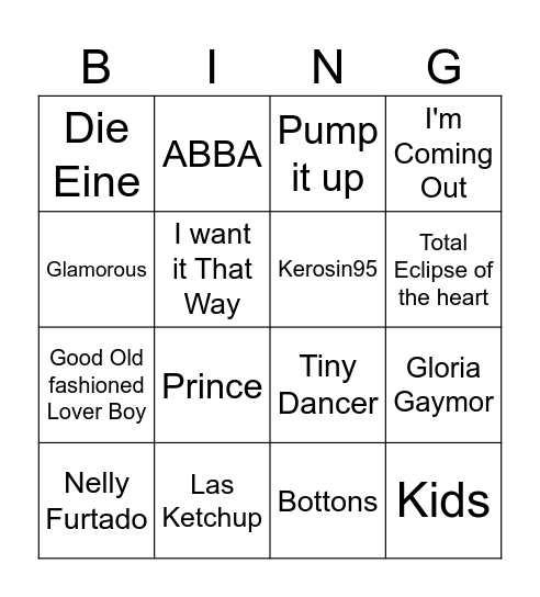 Queengo (ultimative queer Bingo) Bingo Card