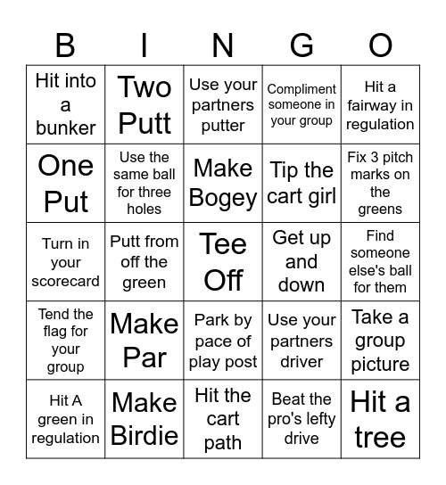 Door Creek Bingo Card