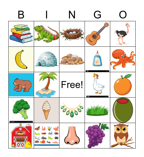 Bingo essig fam Bingo Card