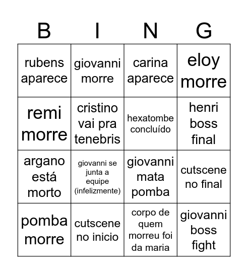 Hexatombe Ep Final Bingo Card