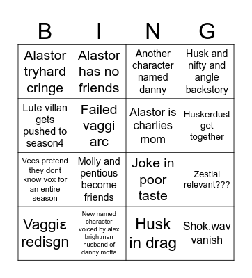 Skibidi Bingo Card