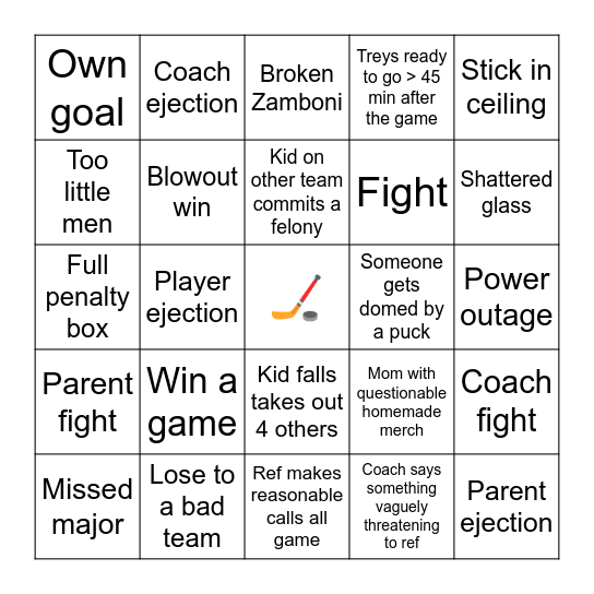 U13 side quests Bingo Card