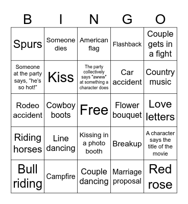 ERYN'S LAST Bingo Card