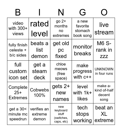 WEBTERIA BINGO Card
