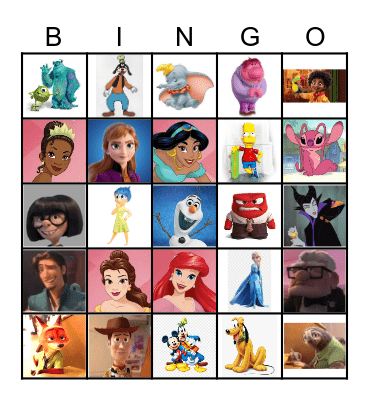 DISNEY MAGICAL Bingo Card