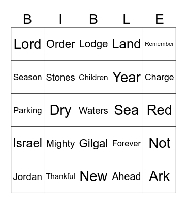 12.28.25 Bingo Card